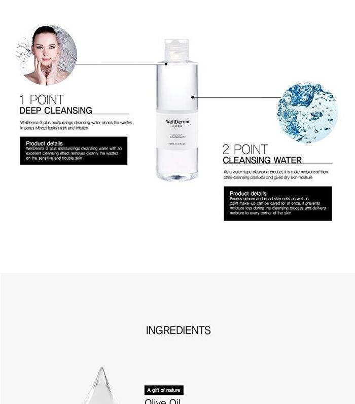 G Plus Moisturizing Cleansing Water Mini - 100ml
