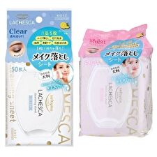 Kose Lachesca Makeup Remover Sheet - Clear - 50 pcs