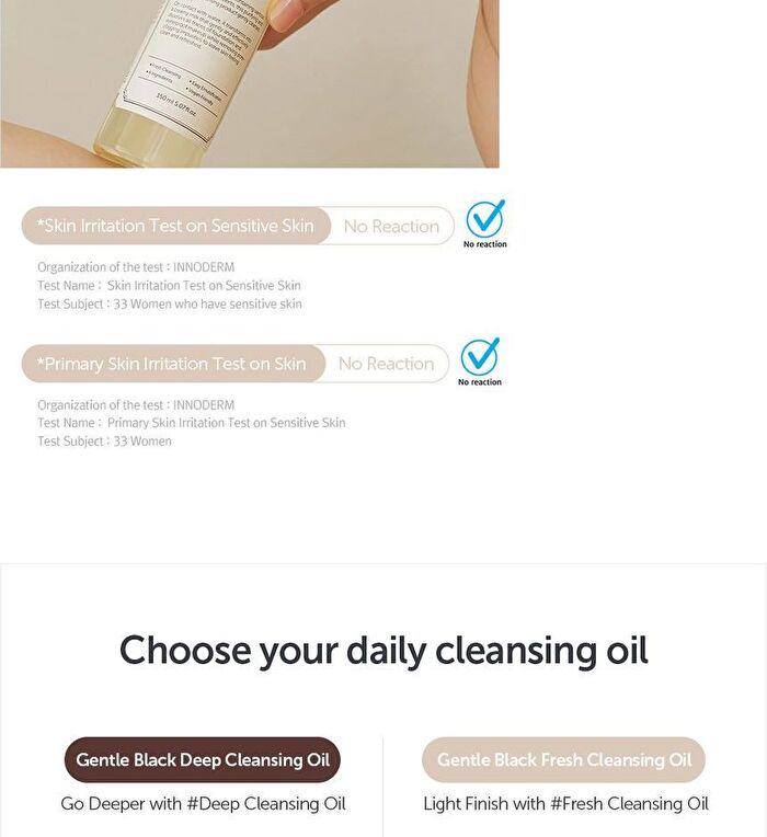 Dear, Klairs Gentle Black Fresh Cleansing Oil - 150ml