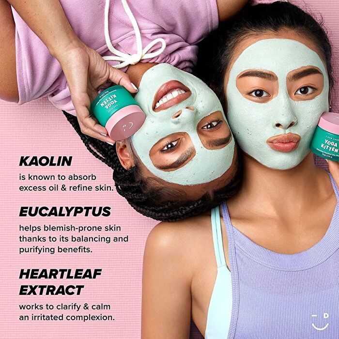 I Dew Care Yoga Kitten Balancing Heartleaf Clay Mask - 75ml