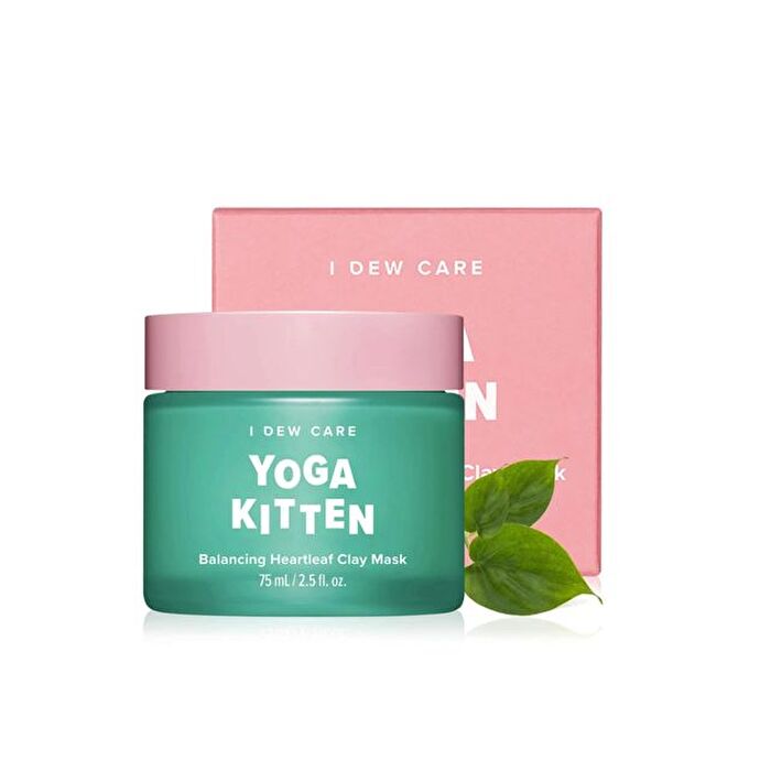 I Dew Care Yoga Kitten Balancing Heartleaf Clay Mask - 75ml