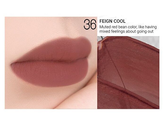 Last Velvet Lip Tint VIII Feeling Series - 5 Colors - #36 Feign Cool