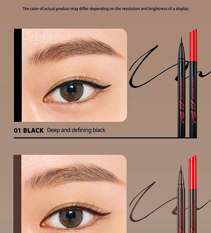 Superproof Brush Liner - 2 Colors - Kill Black