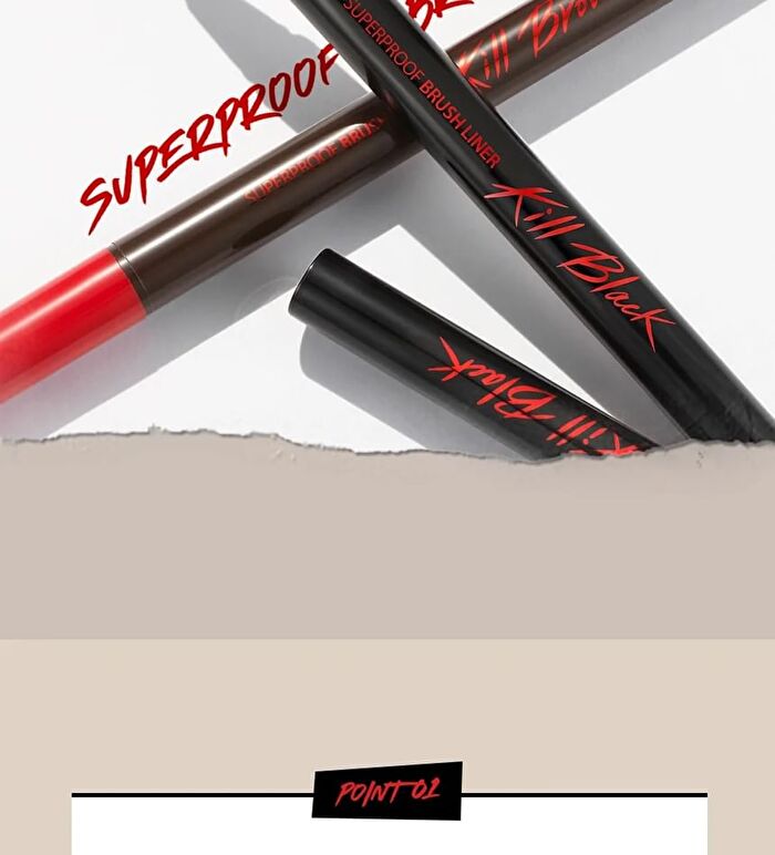 Superproof Brush Liner - 2 Colors - Kill Brown