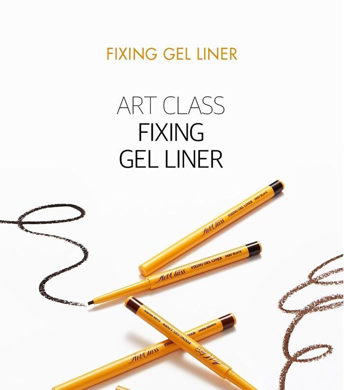 too cool for school Artclass Fixing Gel Liner - 3 Colors - #01 Deep Black