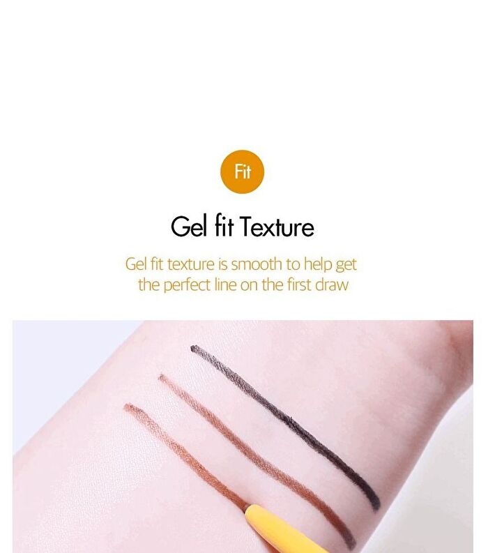 too cool for school Artclass Fixing Gel Liner - 3 Colors - #01 Deep Black
