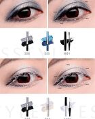 Two Tone High Shine Eyeshadow - S08 Space Gray / Agate Black
