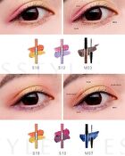 Tsuvimi Two Tone High Shine Eyeshadow - S09 Matcha Cheese / Blossoming Cauliflower