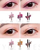Tsuvimi Two Tone High Shine Eyeshadow - S09 Matcha Cheese / Blossoming Cauliflower