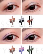 Tsuvimi Two Tone High Shine Eyeshadow - S12 Ballet Shoes / Rainbow Pony