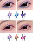 Two Tone High Shine Eyeshadow - S18 Sliced Orange / Morning Ohm