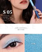 Two Tone High Shine Eyeshadow - S24 Latte Blue / Purple Blackberry