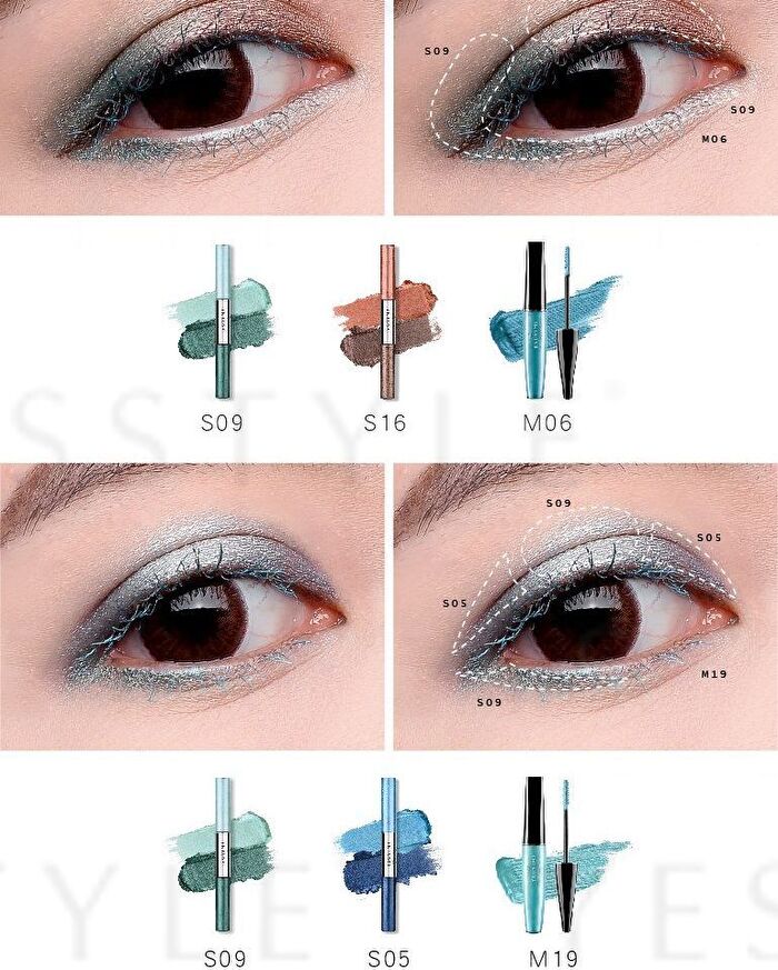 Two Tone High Shine Eyeshadow - S25 Strawberry Milkshake / Berry