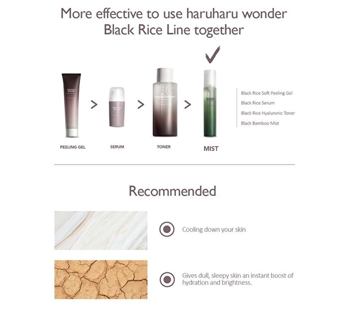 haruharu wonder Black Bamboo Mist JUMBO - 150ml