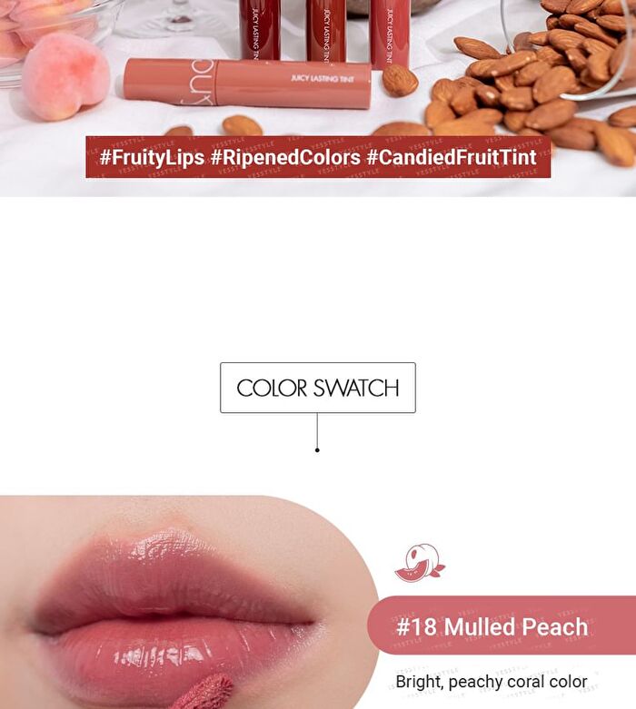 romand Juicy Lasting Tint 2020 F/W Series - 4 Colors - #19 Almond Rose