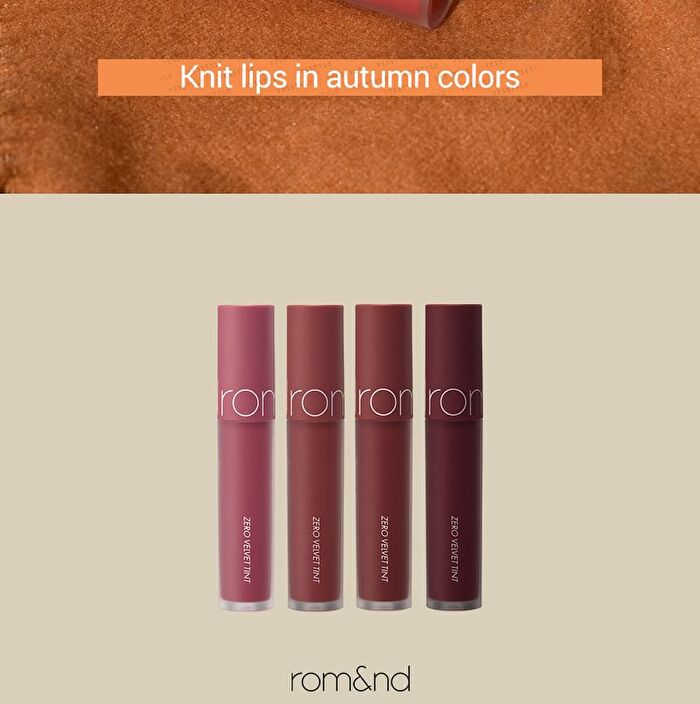 romand Zero Velvet Tint 2020 F/W Series - 4 Colors - #18 Petal Tassel