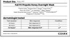 Cosrx Full Fit Propolis Honey Overnight Mask - Renewed Version: 60ml