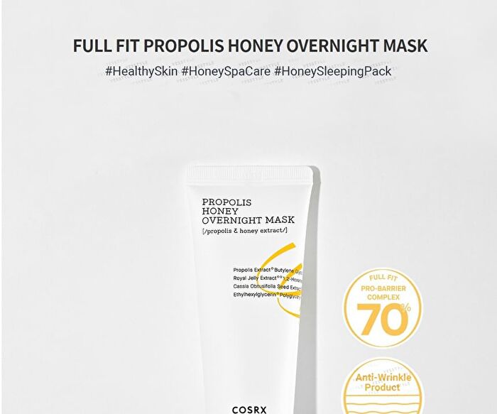 Cosrx Full Fit Propolis Honey Overnight Mask - Renewed Version: 60ml