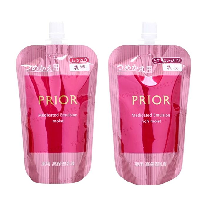 Prior High Moisturizing Emulsion - Rich Moist - 100ml Refill