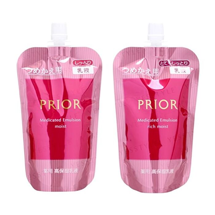 Prior High Moisturizing Emulsion - Rich Moist - 100ml Refill