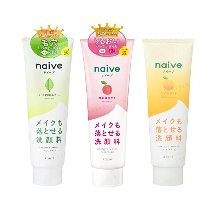 Naive Makeup Removal Face Wash - Yuzu Ceramide - 200g