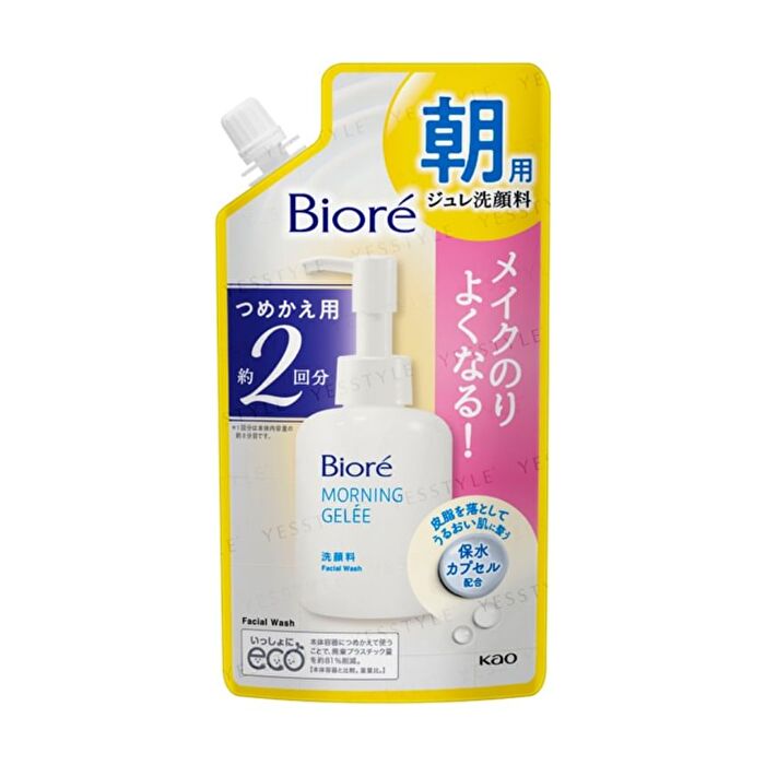 Biore Morning Gelee Facial Wash - 160ml Refill