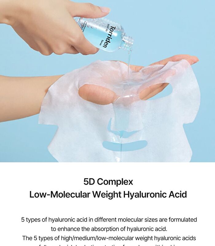 DIVE-IN Low Molecule Hyaluronic Acid Mask Set - 27ml x 10 pcs