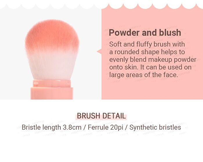 Coringco Cotton Candy Capsule Makeup Brush - 1 pc