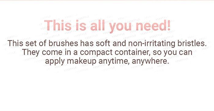 Coringco Cotton Candy Capsule Makeup Brush - 1 pc