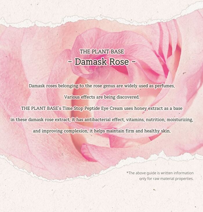 The Plant Base Time Stop Peptide Eye Cream - 30ml