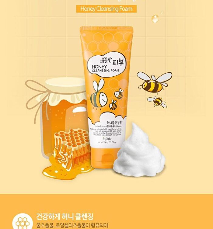 esfolio Pure Skin Honey Cleansing Foam - 150ml