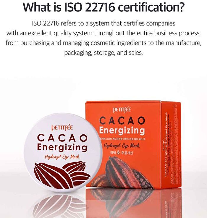 Petitfee CACAO Energizing Hydrogel Eye Mask - 60 patches