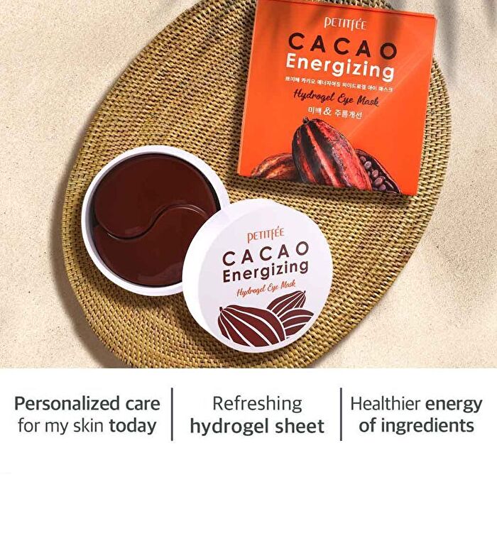 Petitfee CACAO Energizing Hydrogel Eye Mask - 60 patches