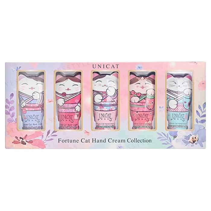 Unicat Fortune Cat Hand Cream Collection Gift Set - 40ml x 5