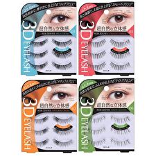 Koji 3D Eyes Eyelash - 09 Clear Accent - 3 pairs