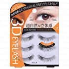 3D Eyes Eyelash - 01-U Airy Accent - 3 pairs