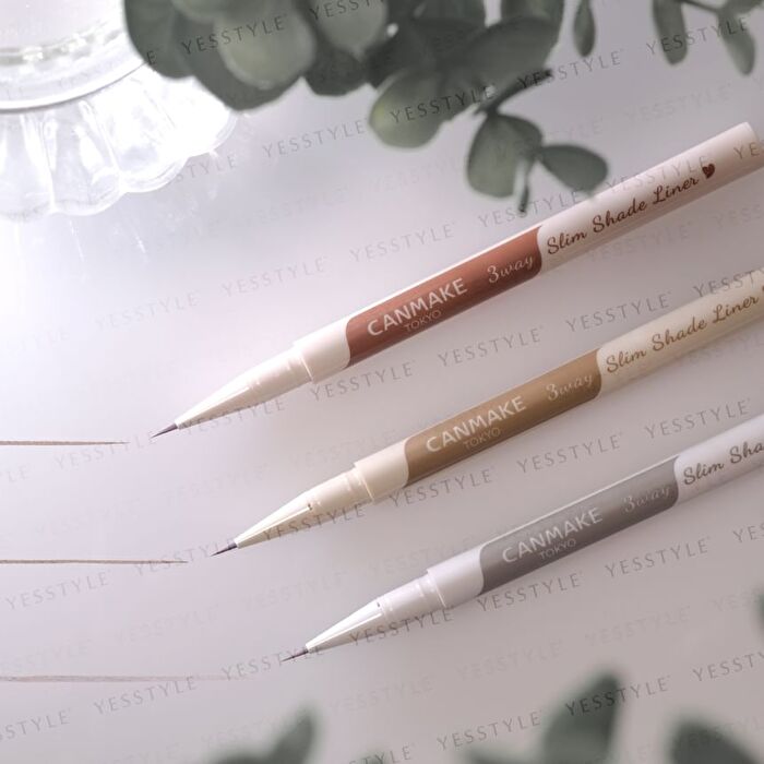 Canmake 3 Way Slim Shade Liner - 01 Natural Brown