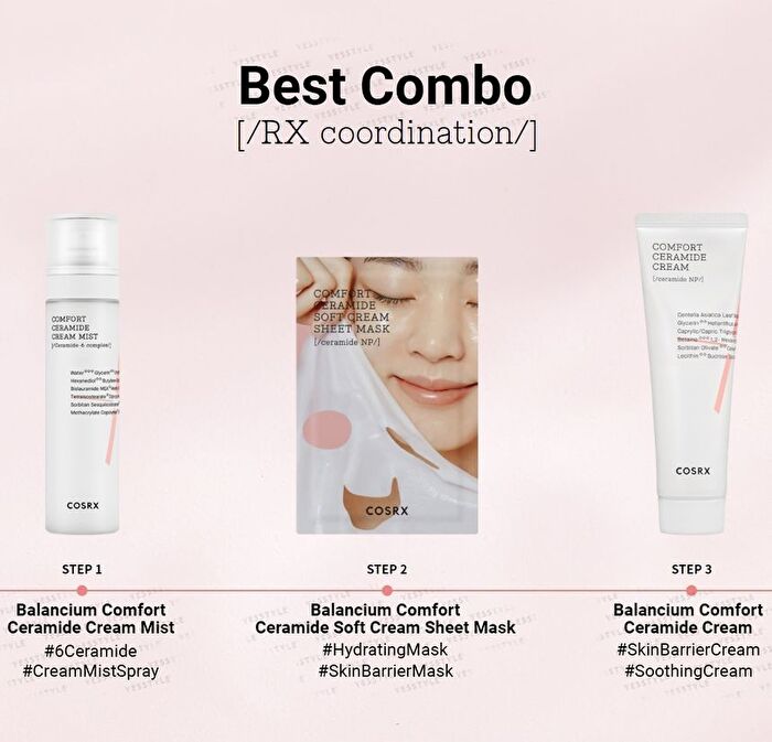 Cosrx Balancium Comfort Ceramide Soft Cream Sheet Mask - 26ml x 1 pc