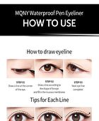 Waterproof Pen Eyeliner - 3 Colors - Brown Black