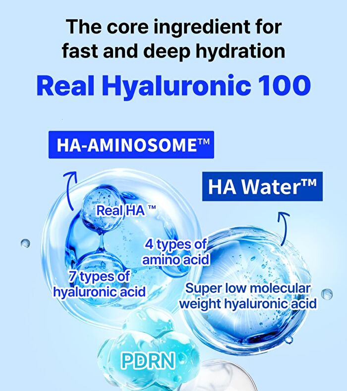 Wellage Real Hyaluronic Blue 100 Ampoule - 60ml
