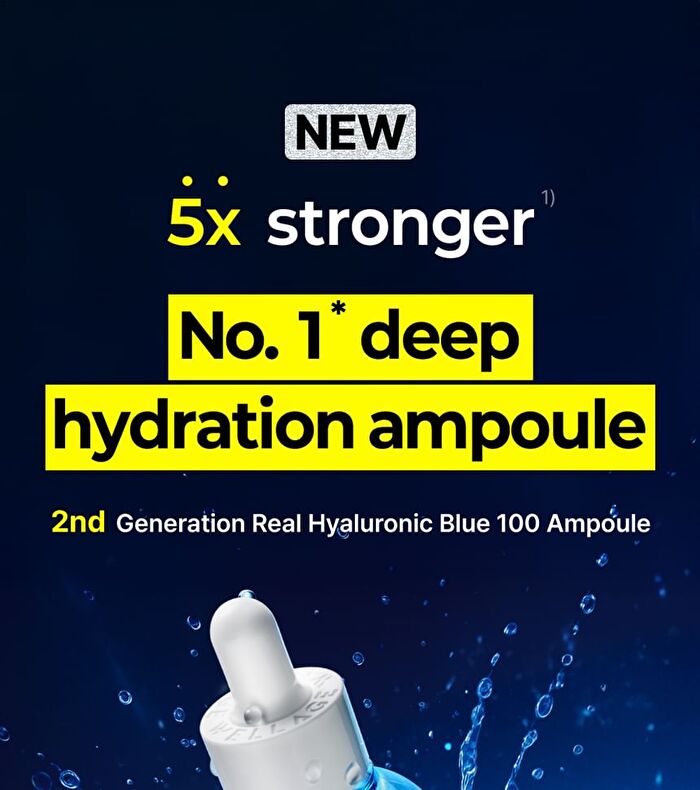 Wellage Real Hyaluronic Blue 100 Ampoule - 60ml