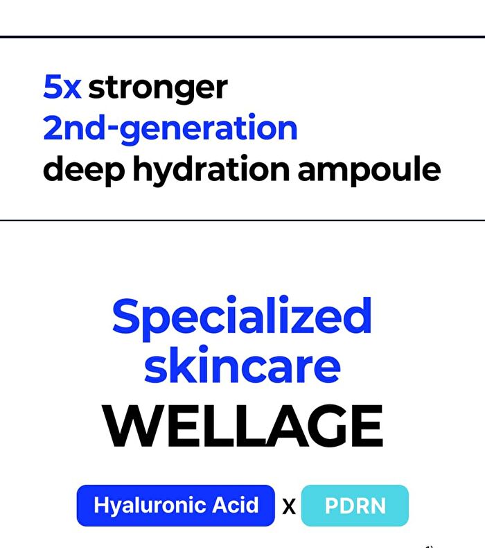 Wellage Real Hyaluronic Blue 100 Ampoule - 60ml
