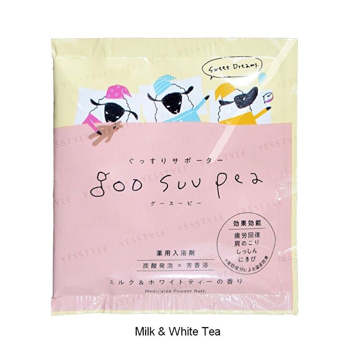 Charley Goo Suu Pea Powder Bath - Milk & White Tea - 50g