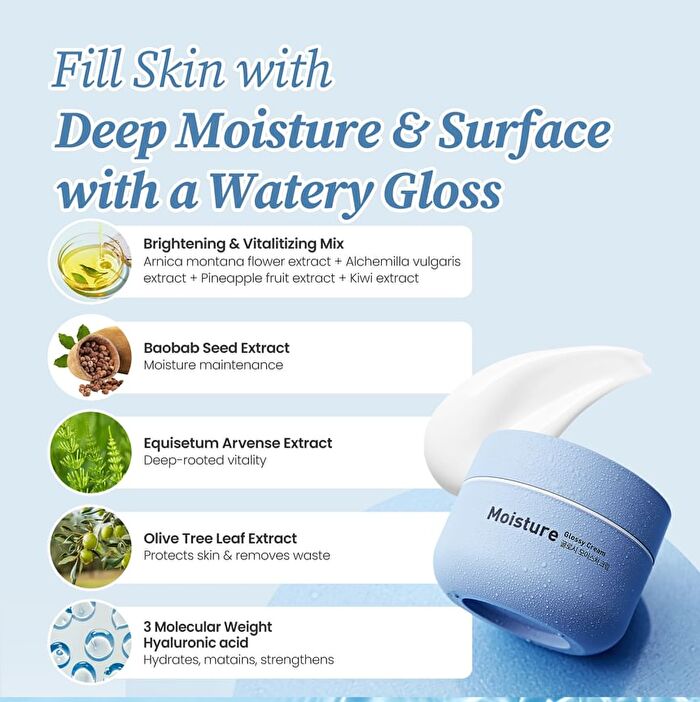 Glossy Moisture Cream - 50ml