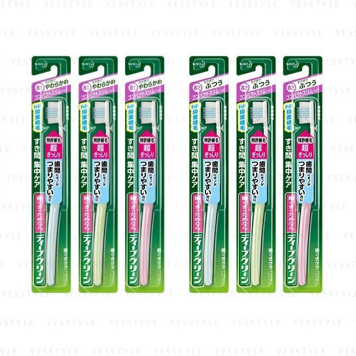 Deep Clean Compact Slim Toothbrush - 1 pc - Random Color - Normal