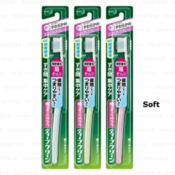 Deep Clean Compact Slim Toothbrush - 1 pc - Random Color - Normal