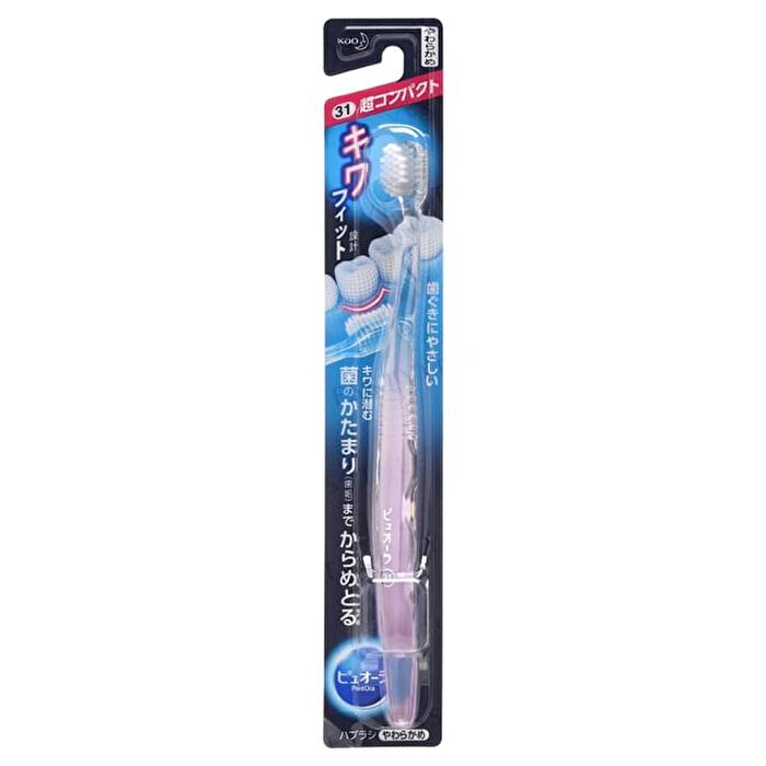 PureOra Ultra-Compact Toothbrush - 1 pc - Random Color - Soft