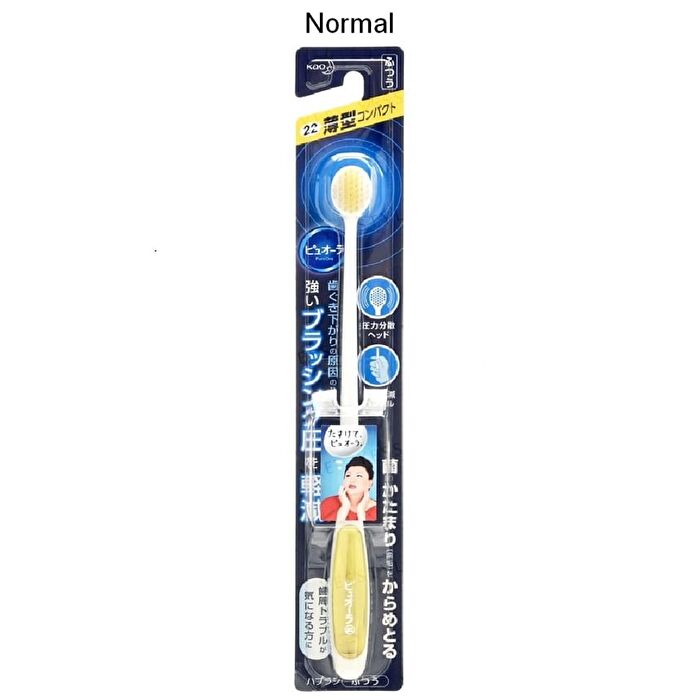 PureOra Thin & Compact Toothbrush - 1 pc - Random Color - Soft