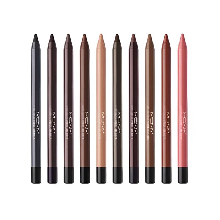 Mqny The Big Waterproof Pencil Gel Liner - 10 Colors - #07 Aura Heroine