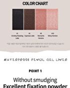 Mqny The Big Waterproof Pencil Gel Liner - 10 Colors - #09 Romantic Heroine